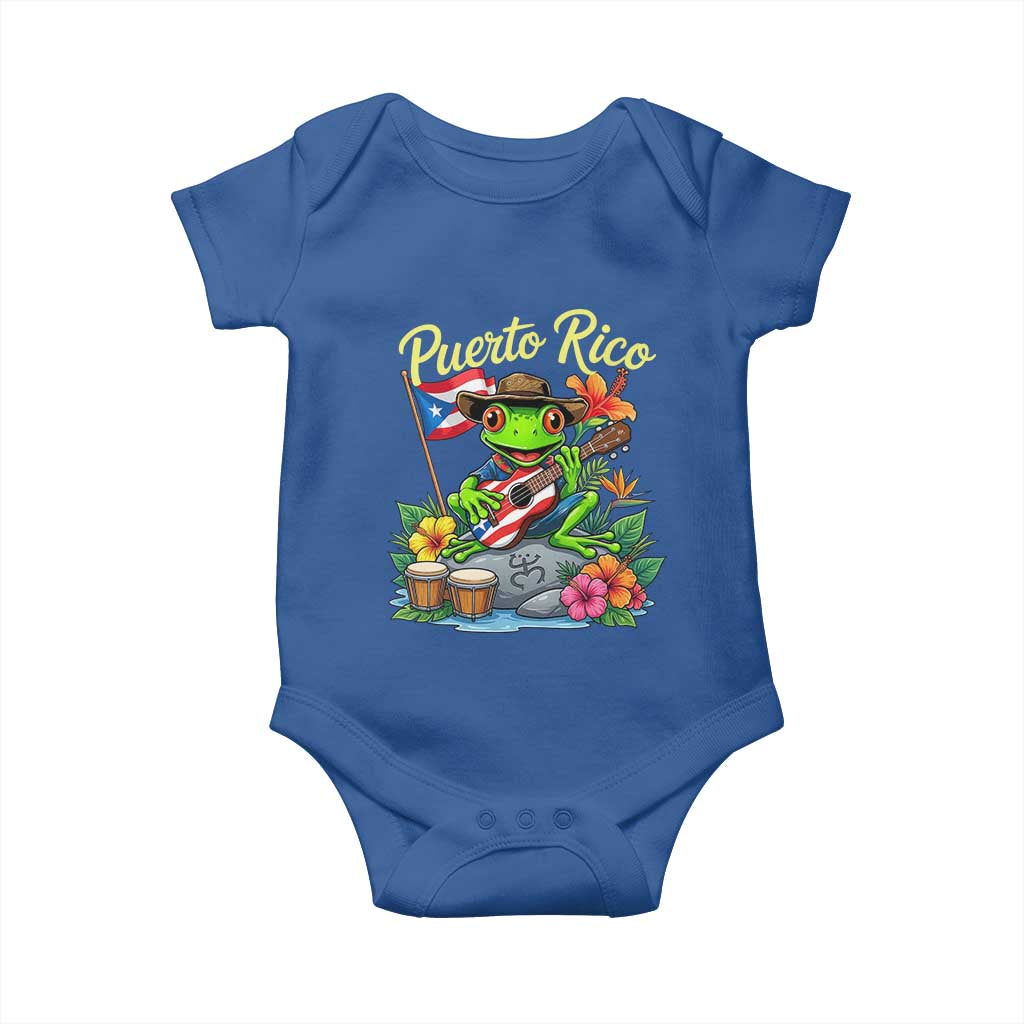 Hispanic Heritage Month Baby Onesie Taino Boricua Coqui Frog Puerto Rico