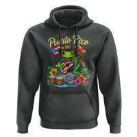 Hispanic Heritage Month Hoodie Taino Boricua Coqui Frog Puerto Rico