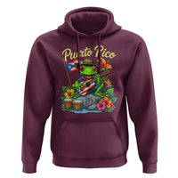 Hispanic Heritage Month Hoodie Taino Boricua Coqui Frog Puerto Rico