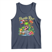 Hispanic Heritage Month Tank Top Taino Boricua Coqui Frog Puerto Rico