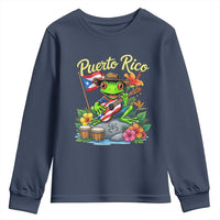 Hispanic Heritage Month Youth Sweatshirt Taino Boricua Coqui Frog Puerto Rico