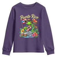 Hispanic Heritage Month Youth Sweatshirt Taino Boricua Coqui Frog Puerto Rico