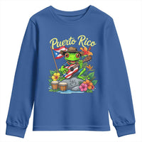 Hispanic Heritage Month Youth Sweatshirt Taino Boricua Coqui Frog Puerto Rico