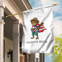 Coqui Frog Puerto Rico Garden Flag Boricua Taino Island Pride