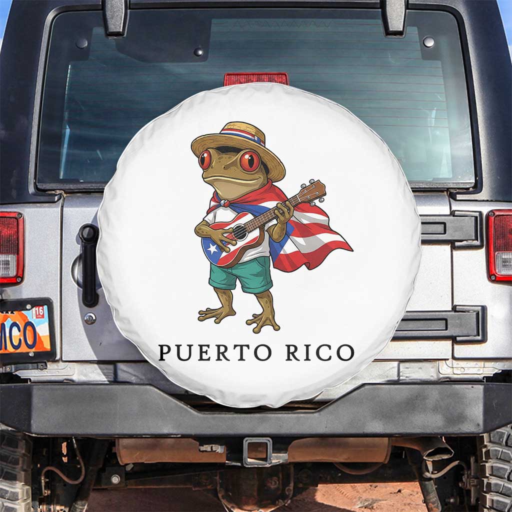 Coqui Frog Puerto Rico Spare Tire Cover Boricua Taino Island Pride