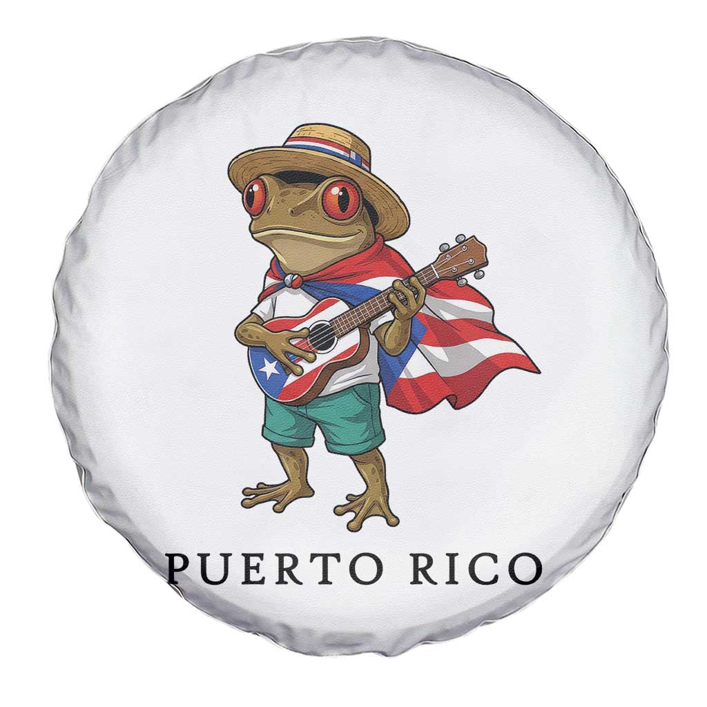 Coqui Frog Puerto Rico Spare Tire Cover Boricua Taino Island Pride