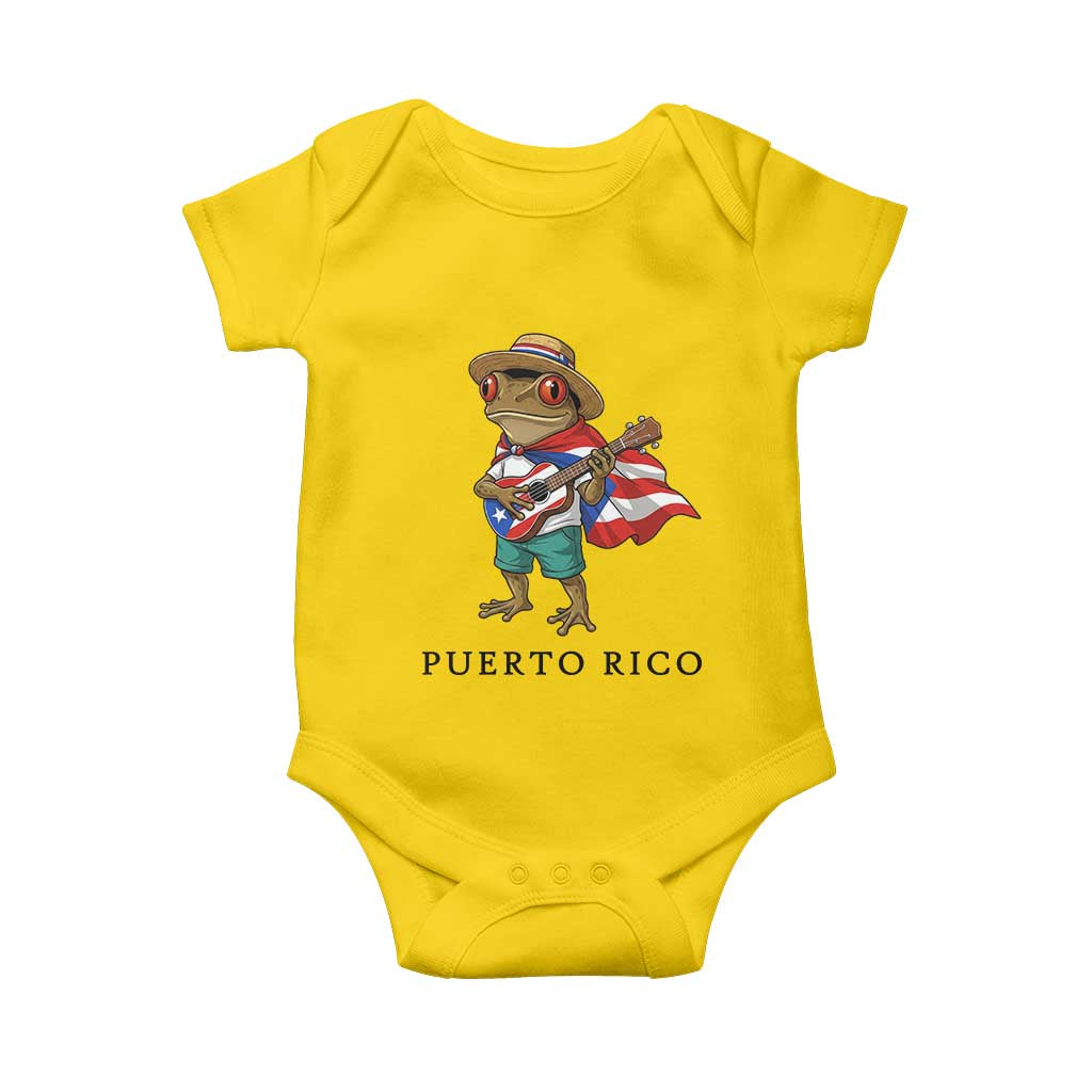 Coqui Frog Puerto Rico Baby Onesie Boricua Taino Island Pride