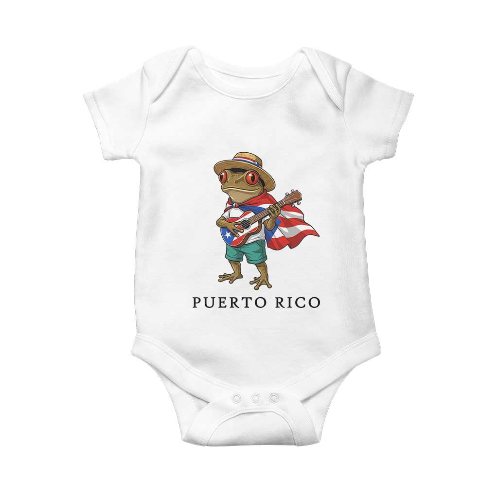Coqui Frog Puerto Rico Baby Onesie Boricua Taino Island Pride