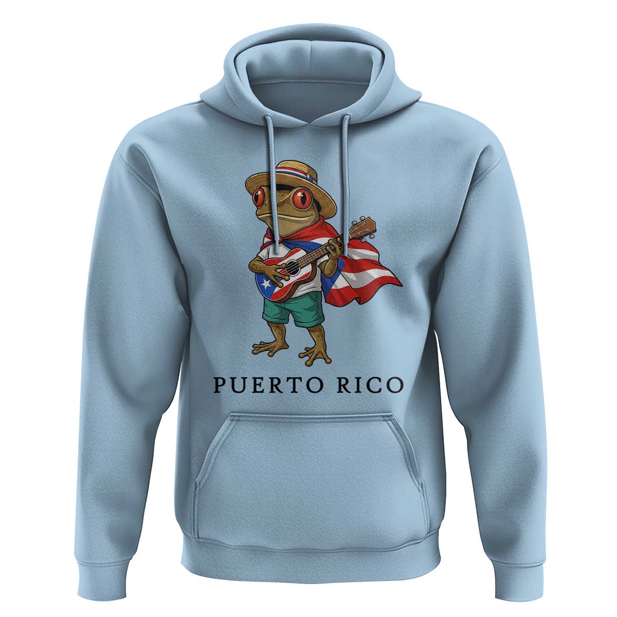 Coqui Frog Puerto Rico Hoodie Boricua Taino Island Pride