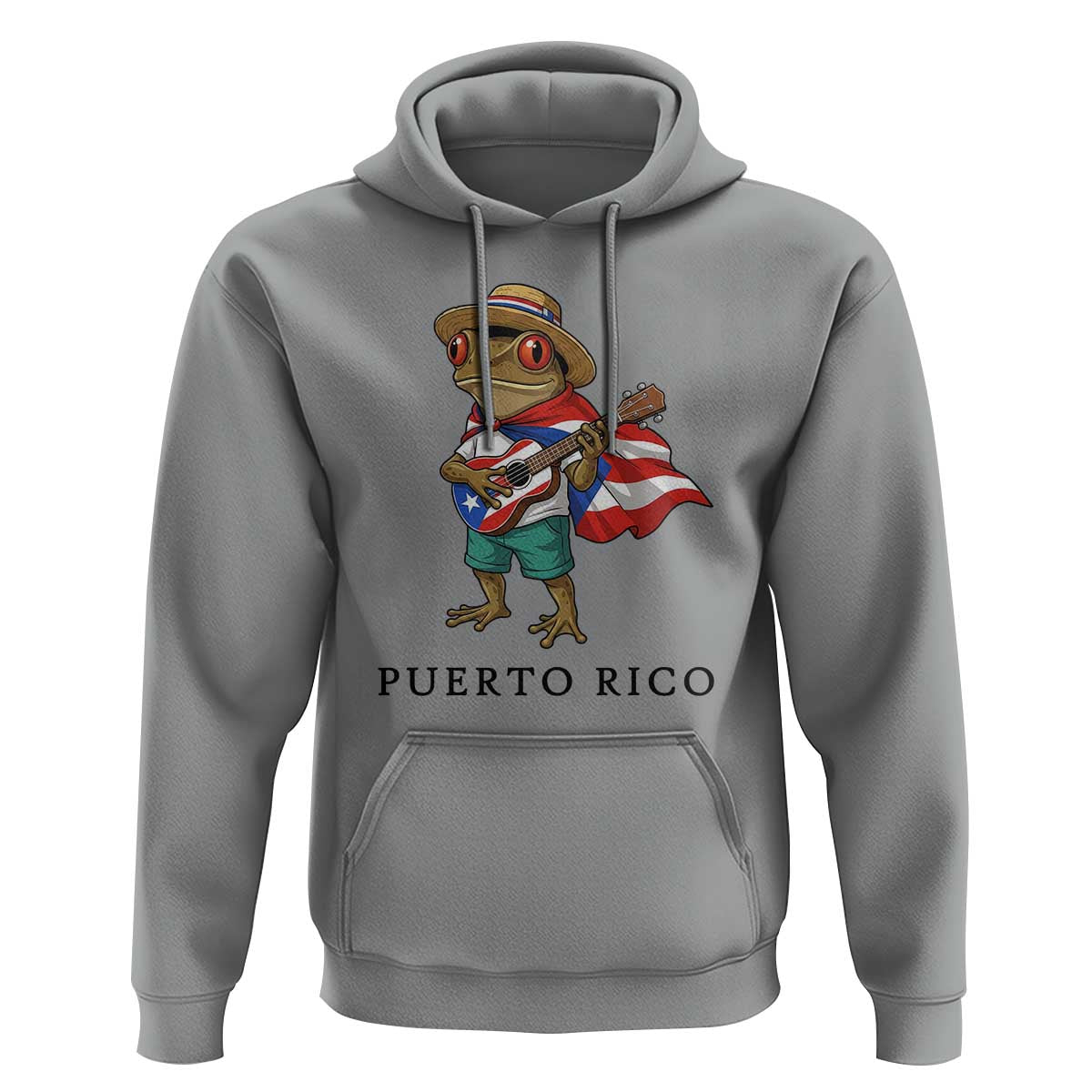 Coqui Frog Puerto Rico Hoodie Boricua Taino Island Pride