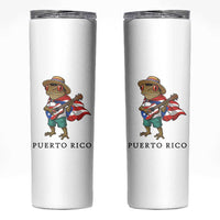 Coqui Frog Puerto Rico Skinny Tumbler Boricua Taino Island Pride