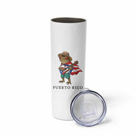 Coqui Frog Puerto Rico Skinny Tumbler Boricua Taino Island Pride