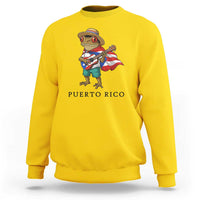 Coqui Frog Puerto Rico Sweatshirt Boricua Taino Island Pride