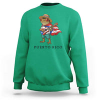 Coqui Frog Puerto Rico Sweatshirt Boricua Taino Island Pride