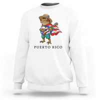 Coqui Frog Puerto Rico Sweatshirt Boricua Taino Island Pride