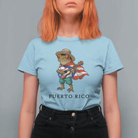 Coqui Frog Puerto Rico T Shirt For Women Boricua Taino Island Pride