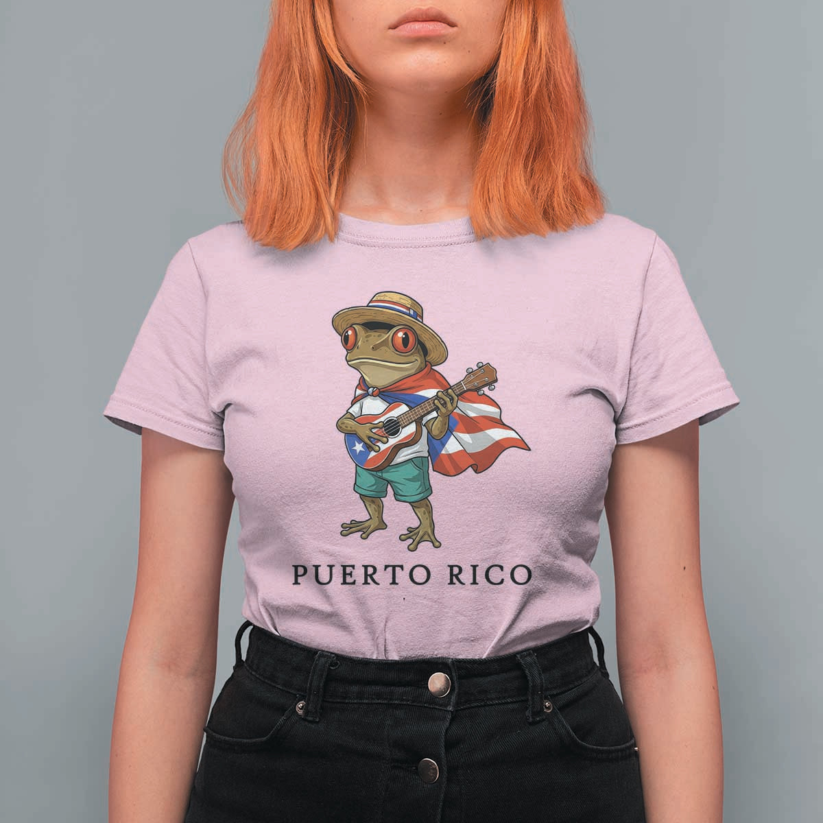 Coqui Frog Puerto Rico T Shirt For Women Boricua Taino Island Pride