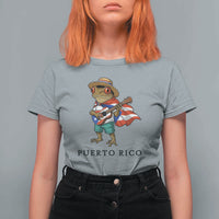 Coqui Frog Puerto Rico T Shirt For Women Boricua Taino Island Pride