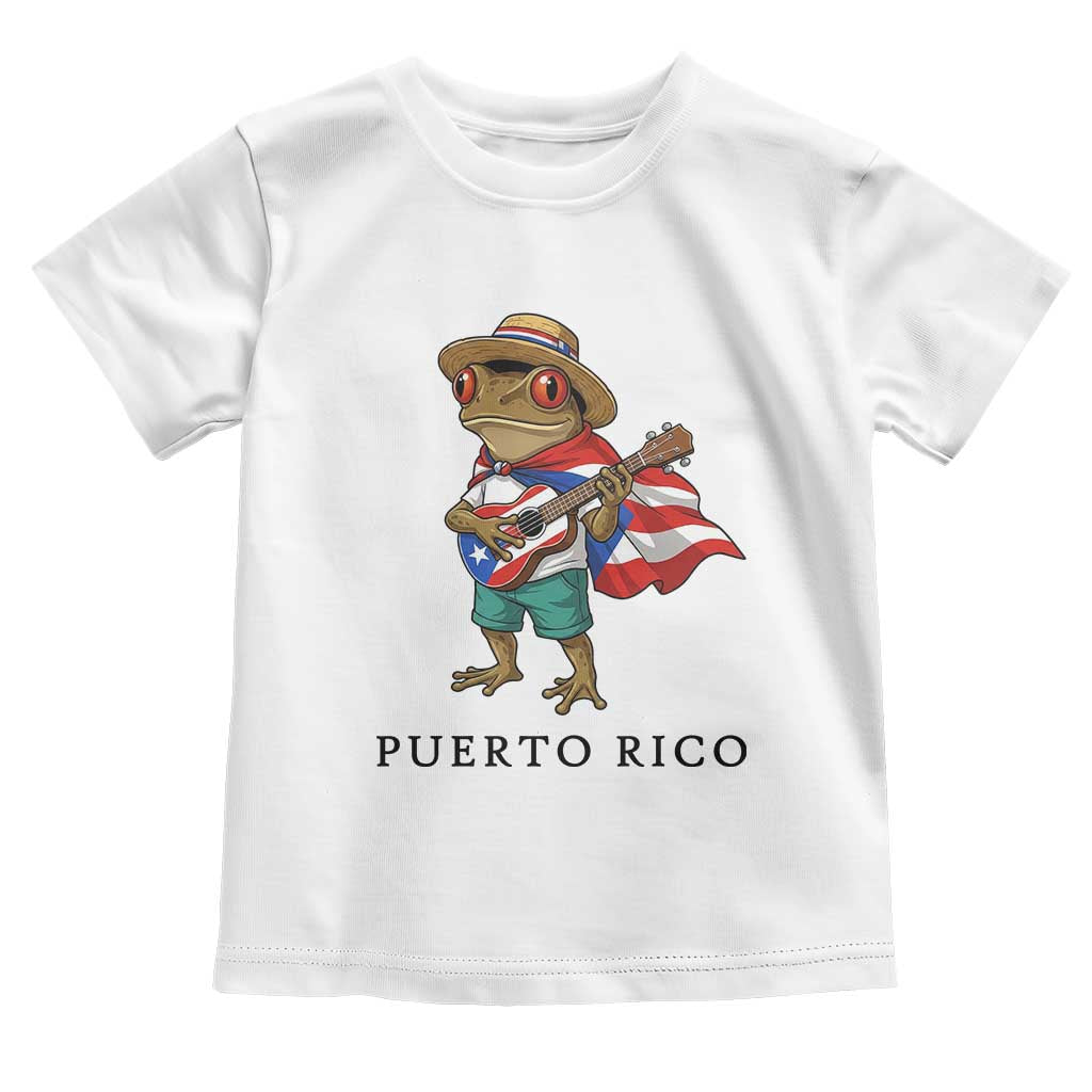 Coqui Frog Puerto Rico Toddler T Shirt Boricua Taino Island Pride