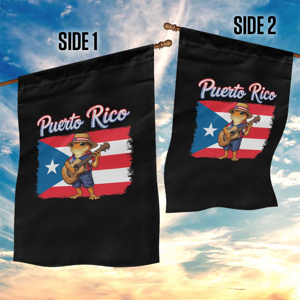 Coqui Frog Puerto Rico Flag Garden Flag Puerto Rican Taino Boricua