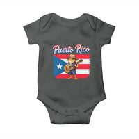 Coqui Frog Puerto Rico Flag Baby Onesie Puerto Rican Taino Boricua