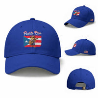 Coqui Frog Puerto Rico Flag Baseball Cap Puerto Rican Taino Boricua