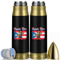 Coqui Frog Puerto Rico Flag Bullet Tumbler Puerto Rican Taino Boricua