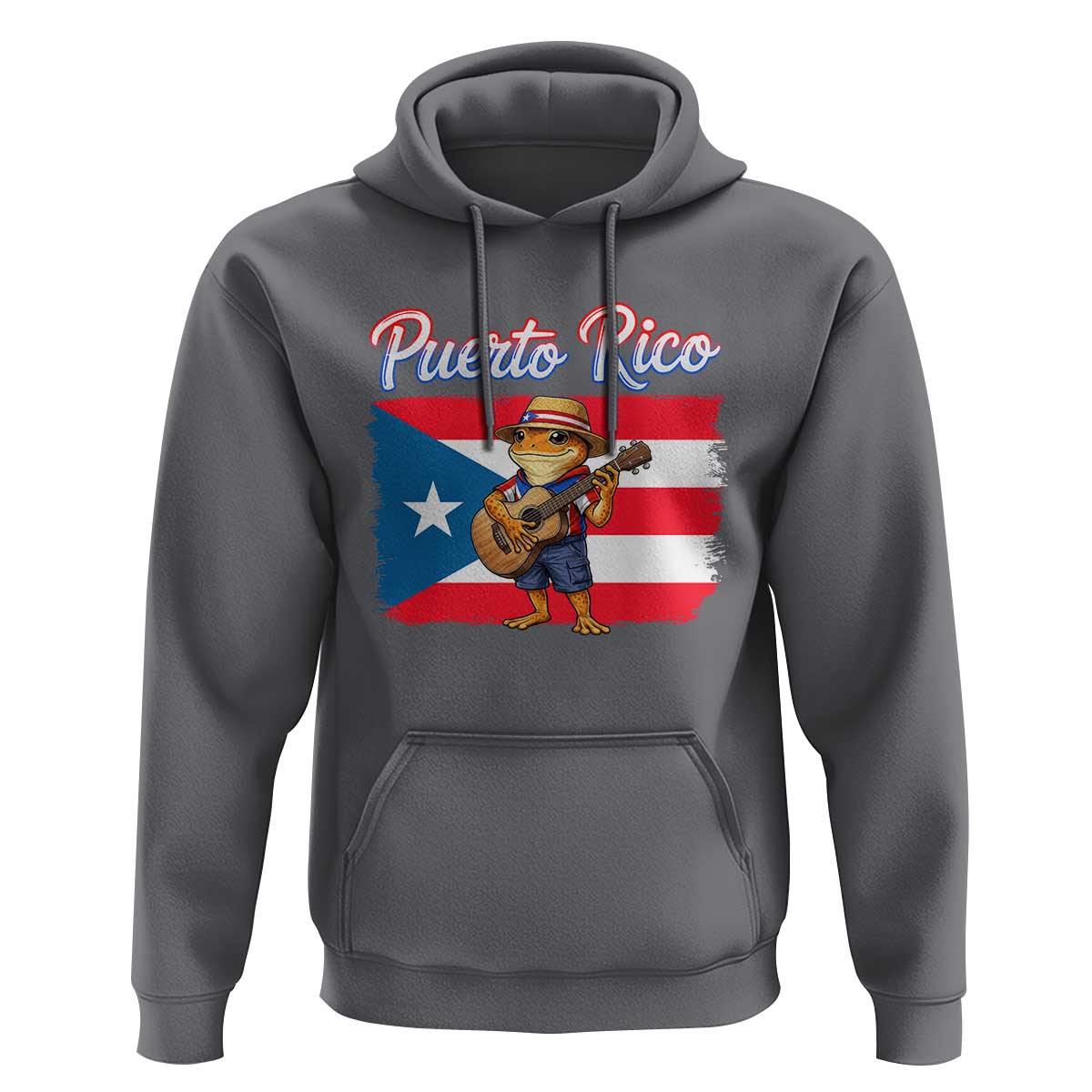 Coqui Frog Puerto Rico Flag Hoodie Puerto Rican Taino Boricua