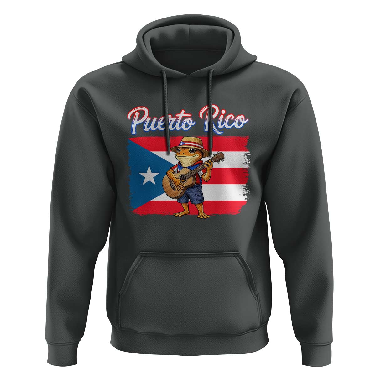 Coqui Frog Puerto Rico Flag Hoodie Puerto Rican Taino Boricua