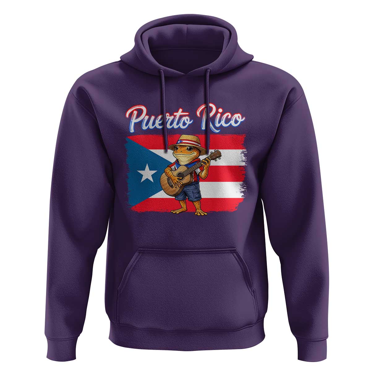 Coqui Frog Puerto Rico Flag Hoodie Puerto Rican Taino Boricua
