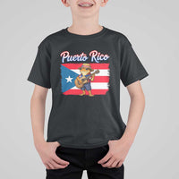 Coqui Frog Puerto Rico Flag T Shirt For Kid Puerto Rican Taino Boricua