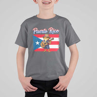 Coqui Frog Puerto Rico Flag T Shirt For Kid Puerto Rican Taino Boricua