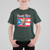 Coqui Frog Puerto Rico Flag T Shirt For Kid Puerto Rican Taino Boricua