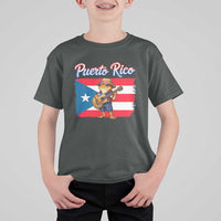 Coqui Frog Puerto Rico Flag T Shirt For Kid Puerto Rican Taino Boricua