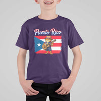 Coqui Frog Puerto Rico Flag T Shirt For Kid Puerto Rican Taino Boricua