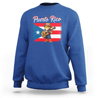 Coqui Frog Puerto Rico Flag Sweatshirt Puerto Rican Taino Boricua