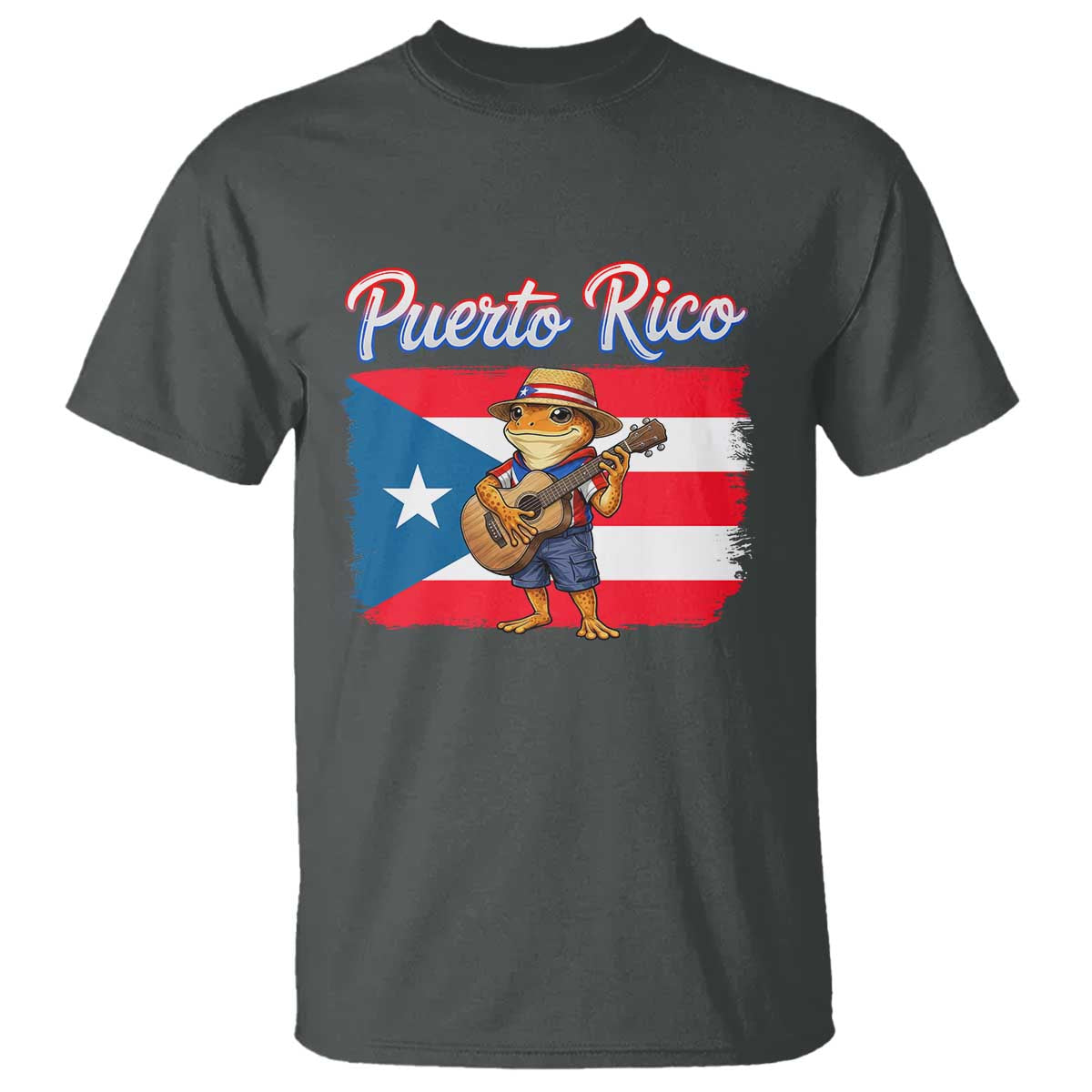 Coqui Frog Puerto Rico Flag T Shirt Puerto Rican Taino Boricua