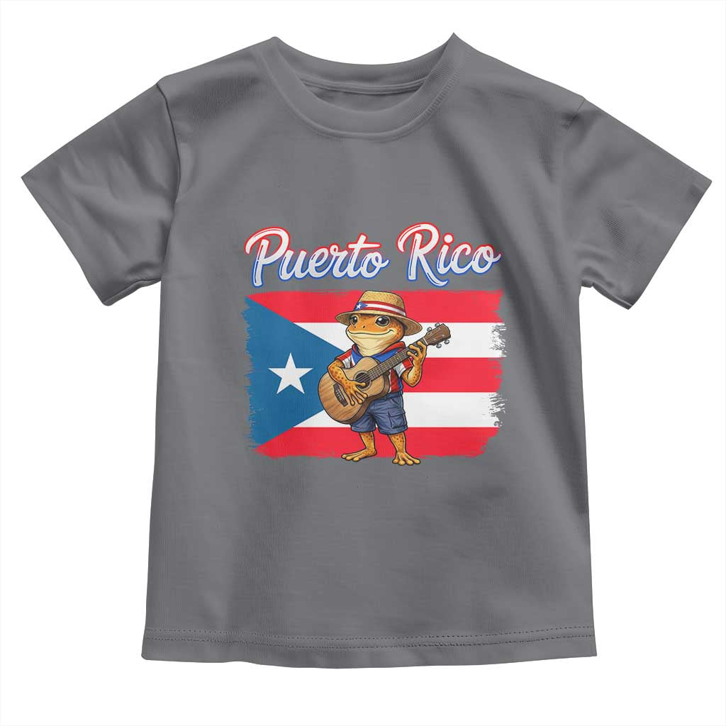 Coqui Frog Puerto Rico Flag Toddler T Shirt Puerto Rican Taino Boricua