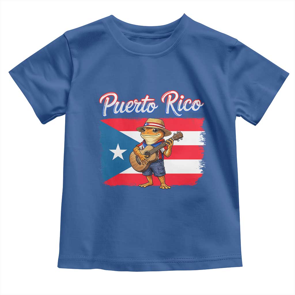Coqui Frog Puerto Rico Flag Toddler T Shirt Puerto Rican Taino Boricua