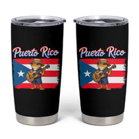 Coqui Frog Puerto Rico Flag Tumbler Cup Puerto Rican Taino Boricua