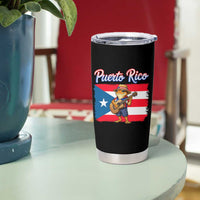 Coqui Frog Puerto Rico Flag Tumbler Cup Puerto Rican Taino Boricua