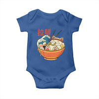 Funny Cat Ramen Baby Onesie Cute Japanese Sushi Kitty Eating Noodles - Wonder Print Shop