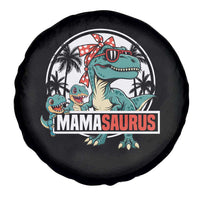 Mamasaurus Dinosaur Spare Tire Cover Funny Grandma Saurus Family Matching - Wonder Print Shop