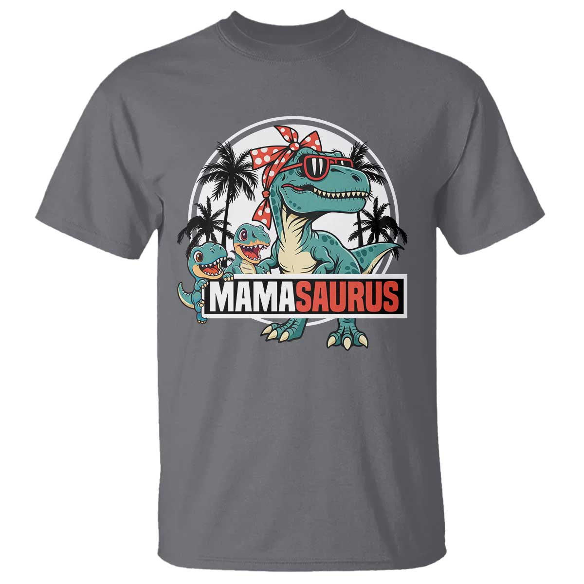 Mamasaurus Dinosaur T Shirt Funny Grandma Saurus Family Matching - Wonder Print Shop