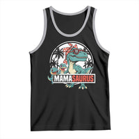 Mamasaurus Dinosaur Tank Top Funny Grandma Saurus Family Matching - Wonder Print Shop