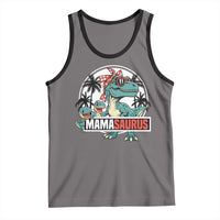 Mamasaurus Dinosaur Tank Top Funny Grandma Saurus Family Matching - Wonder Print Shop