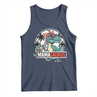 Mamasaurus Dinosaur Tank Top Funny Grandma Saurus Family Matching - Wonder Print Shop