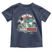 Mamasaurus Dinosaur Toddler T Shirt Funny Grandma Saurus Family Matching - Wonder Print Shop