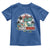Mamasaurus Dinosaur Toddler T Shirt Funny Grandma Saurus Family Matching - Wonder Print Shop