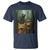 Cat Bigfoot Selfie With Dinosaur T Shirt Funny Surprised Scared Sasquatch Cat - Wonder Print Shop